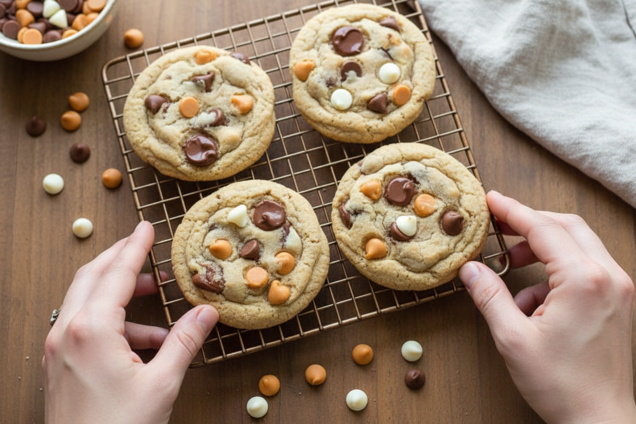 Triple Chocolate Chip Cookies Recipe