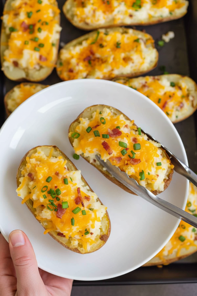 Twice-Baked Potatoes Recipe