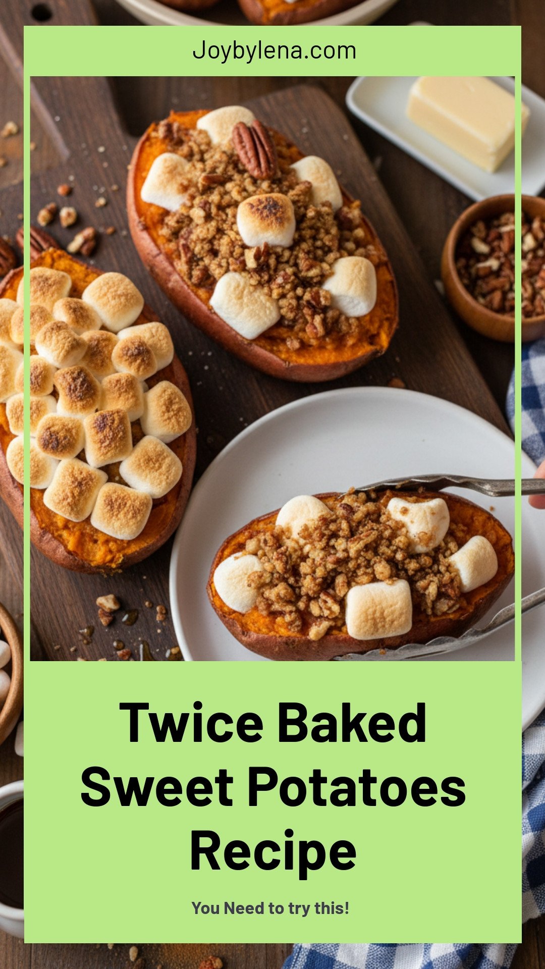 Twice Baked Sweet Potatoes