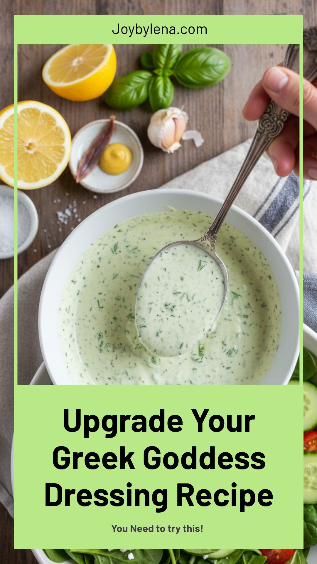 The Viral Greek Goddess Dressing (but BETTER!)