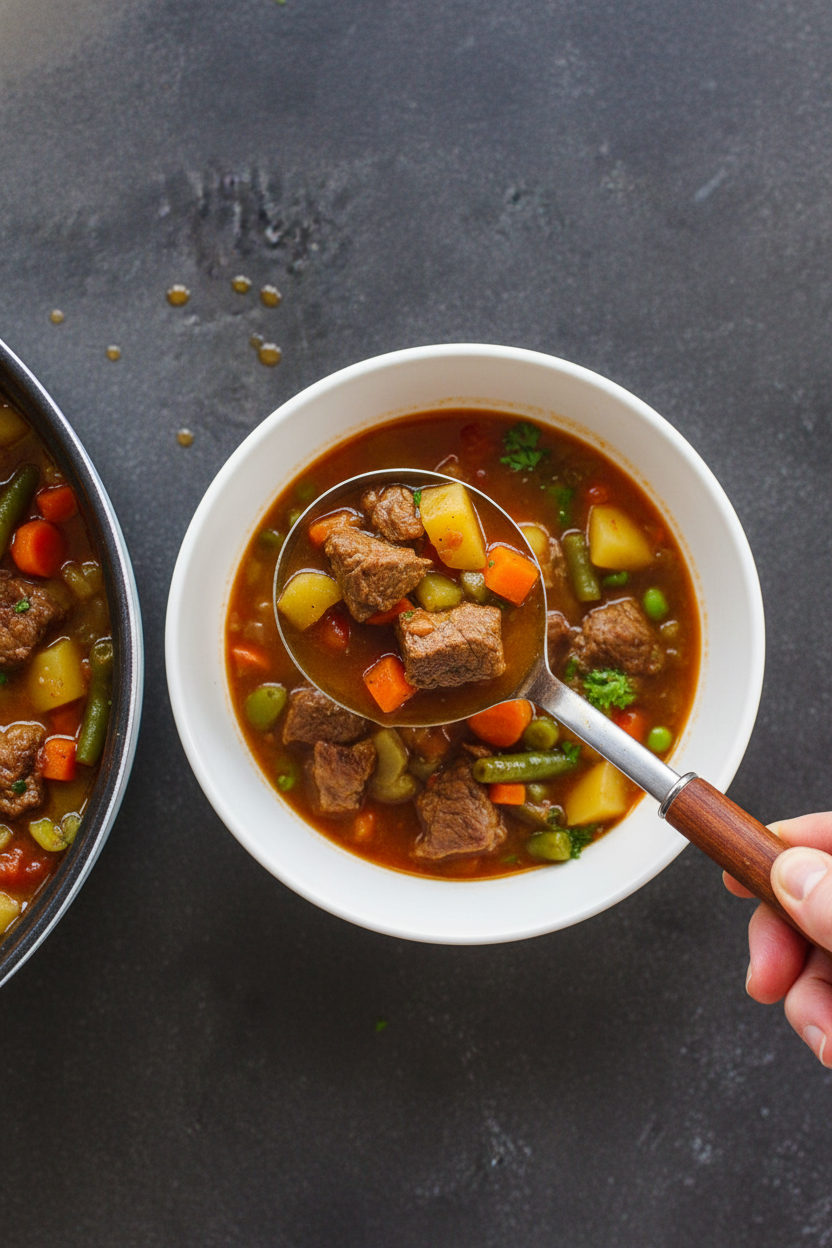 Vegetable Beef Soup Recipe