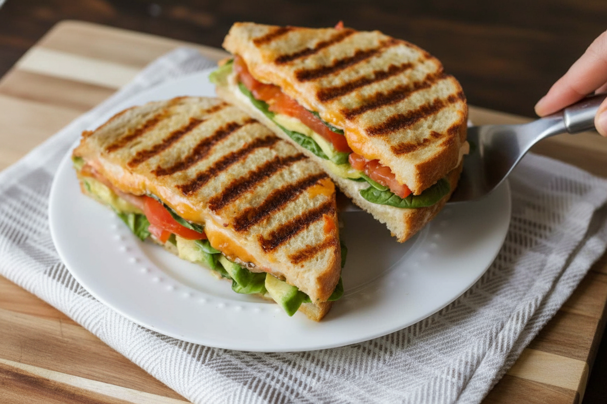 Crispy Veggie Panini Recipe