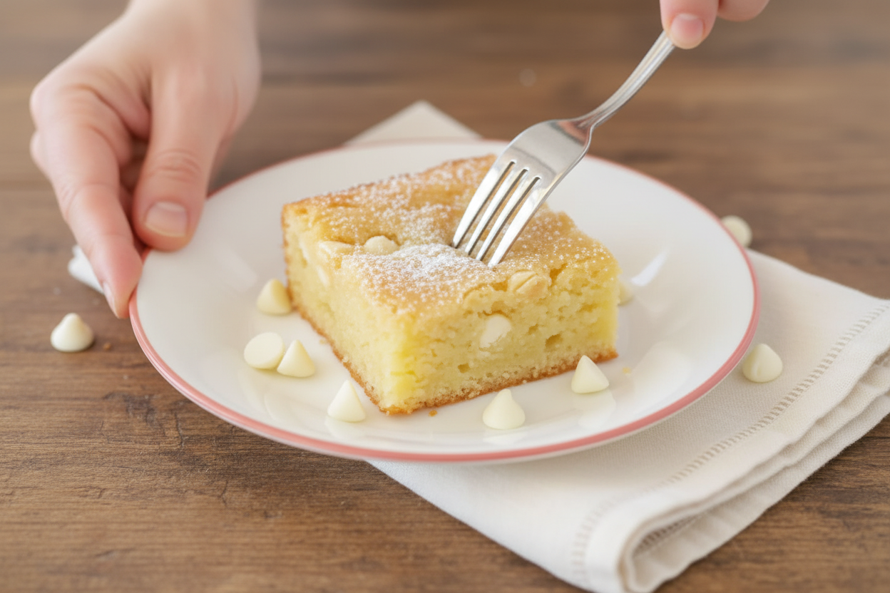 White Chocolate Brownies Recipe Easy Dessert