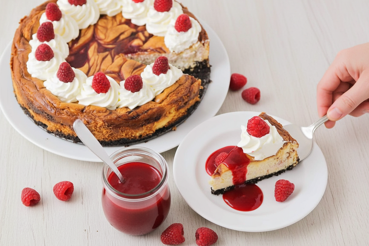 White Chocolate Raspberry Cheesecake Recipe
