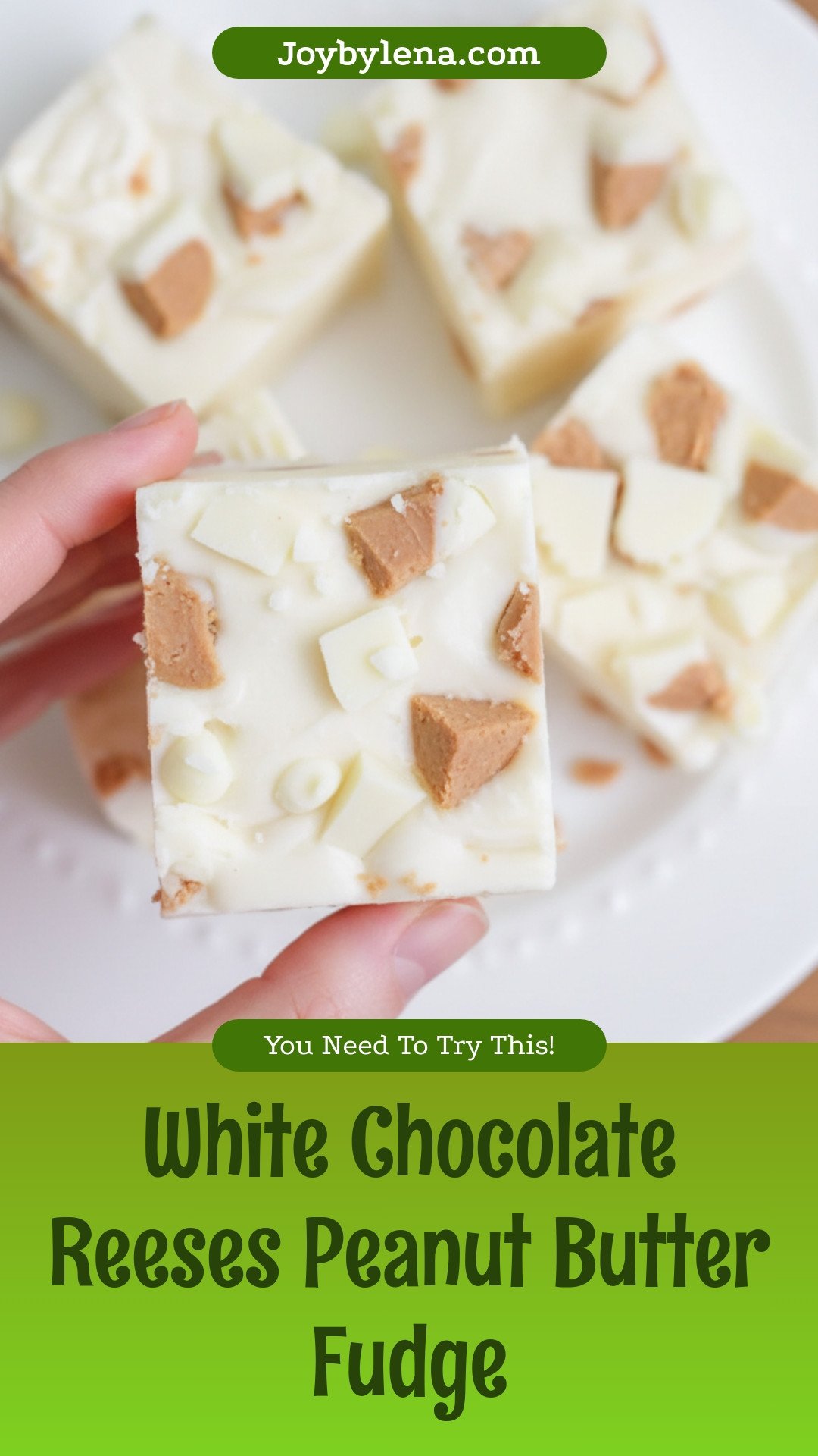 White Chocolate Reeses Fudge