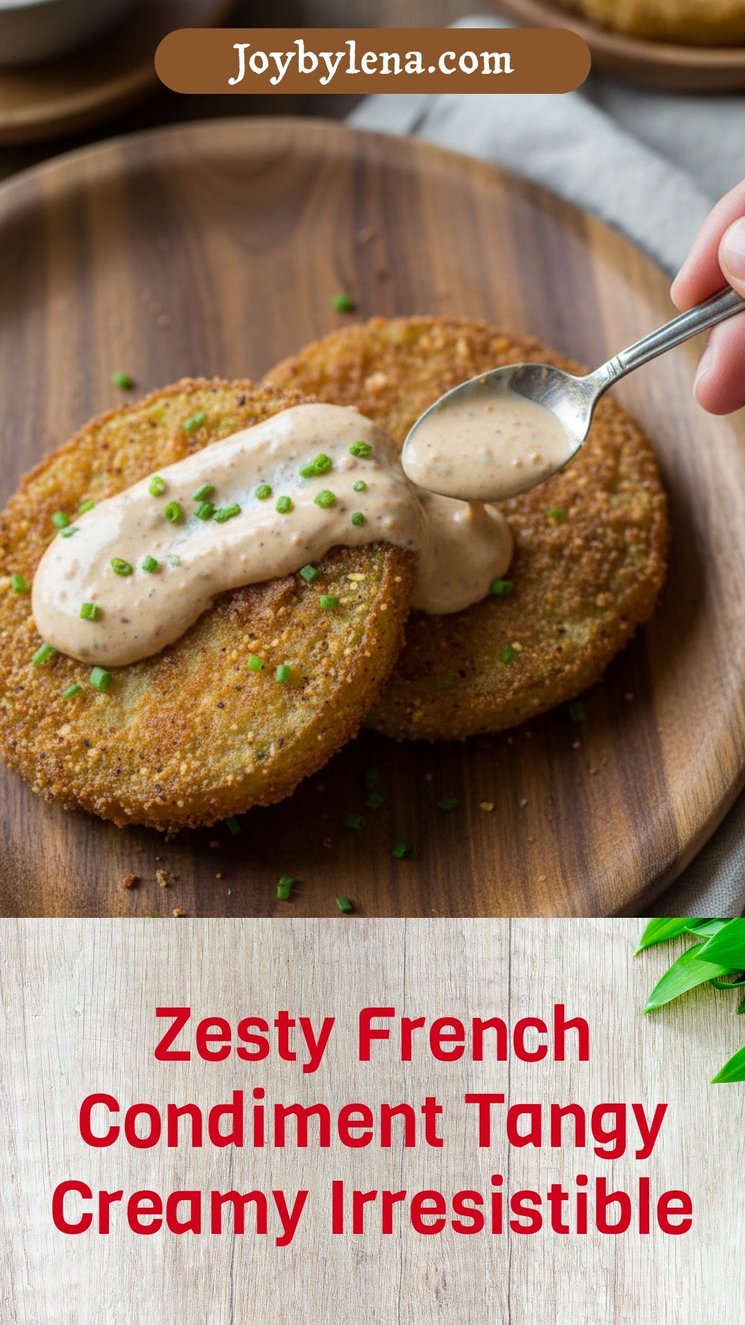Zesty French Condiment: Tangy, creamy, and irresistible.