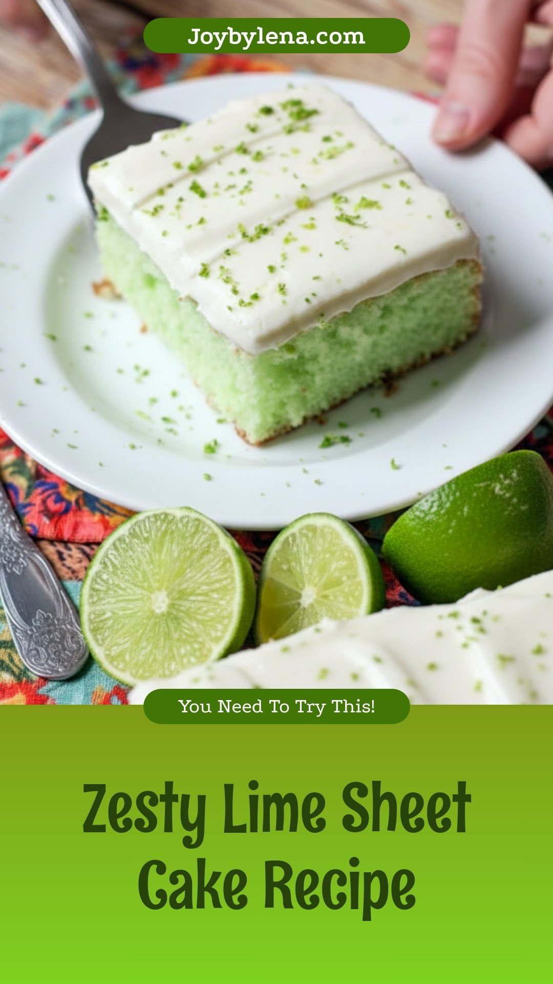 Lime Sheet Cake