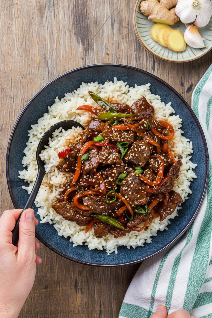 Easy Mongolian Beef Recipe