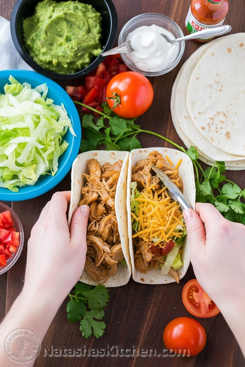 Slow Cooker Chicken Tacos