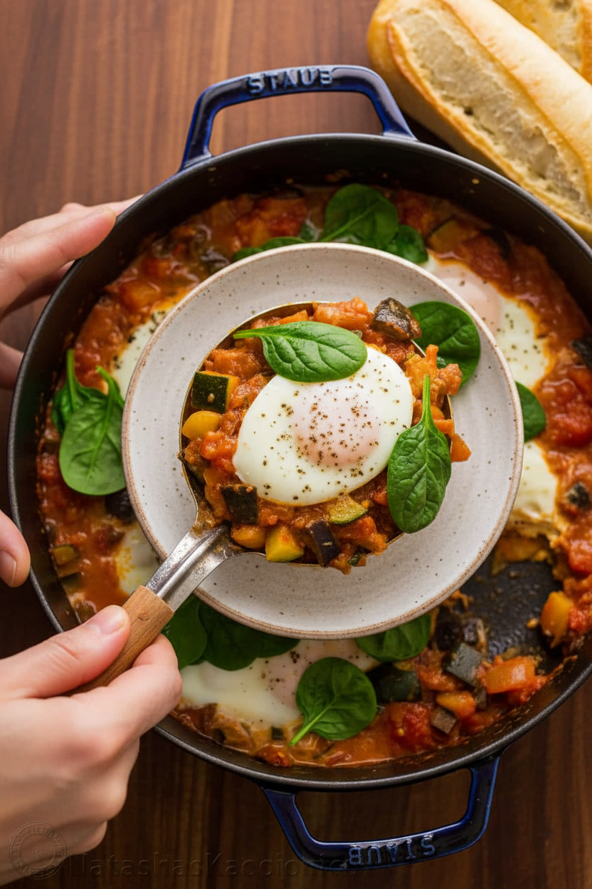 Spicy Eggplant Shakshuka (VIDEO)