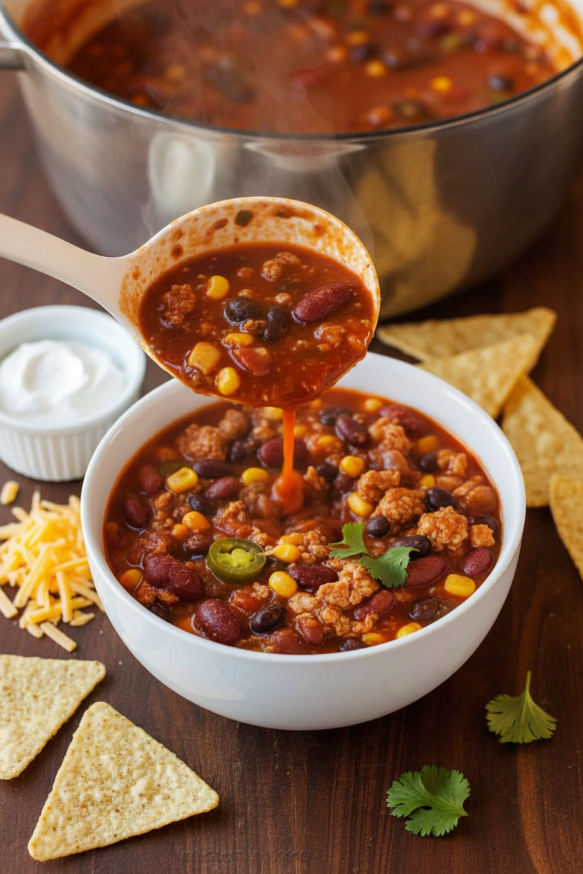 Turkey Chili Recipe (with Video)