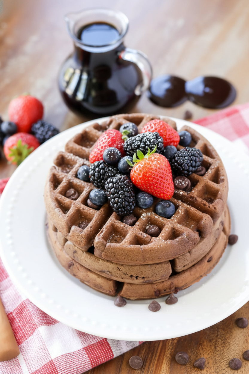 Chocolate Waffles