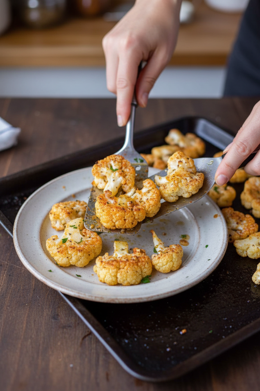 Easy Roasted Cauliflower Recipe