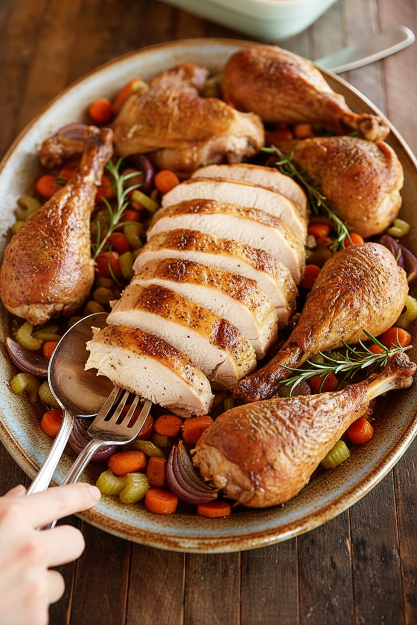 Juiciest Spatchcocked Turkey