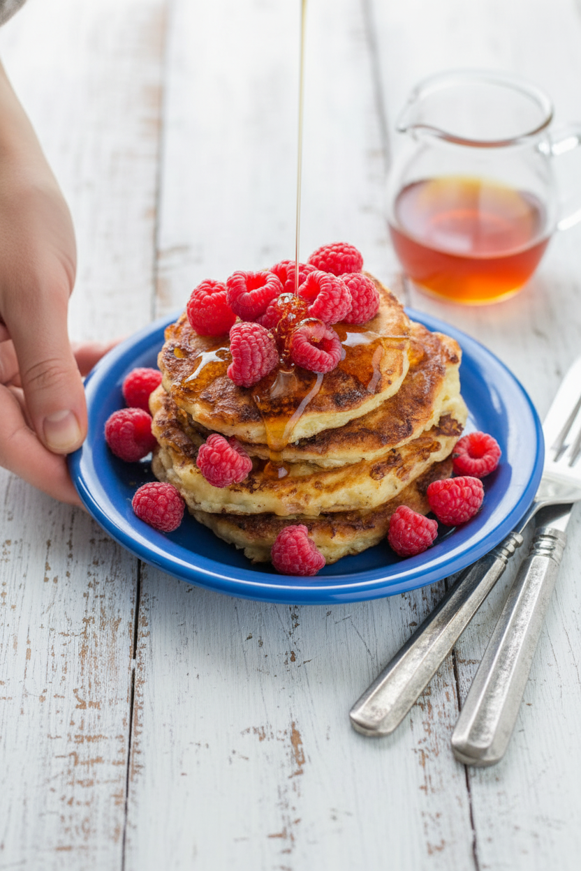 Fluffy Cottage Cheese Pancakes Recipe
