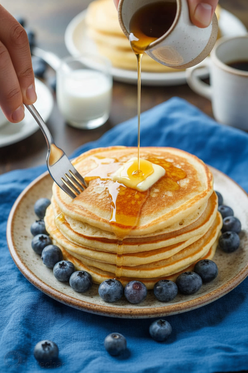 Overnight Sourdough Pancakes