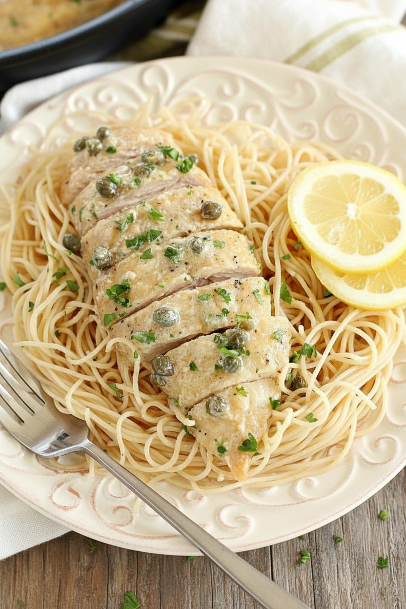 Healthy Chicken Piccata