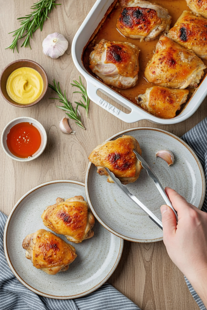 Honey Mustard Chicken Thighs Recipe
