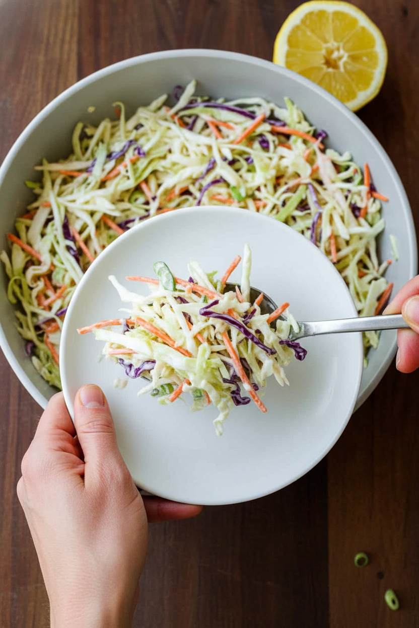 Easy Homemade Coleslaw