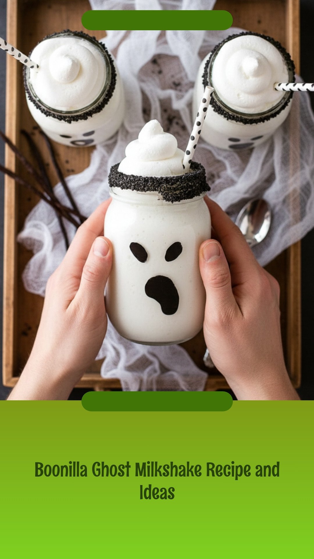 Boo-nilla Ghost Milkshakes