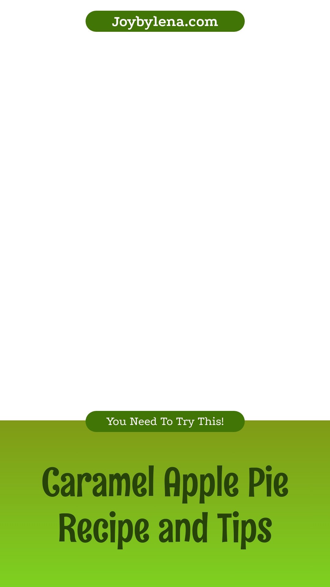 Apple Pie Caramel Apple