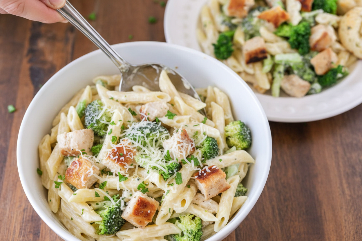 Chicken Broccoli Alfredo Recipe for Dinner