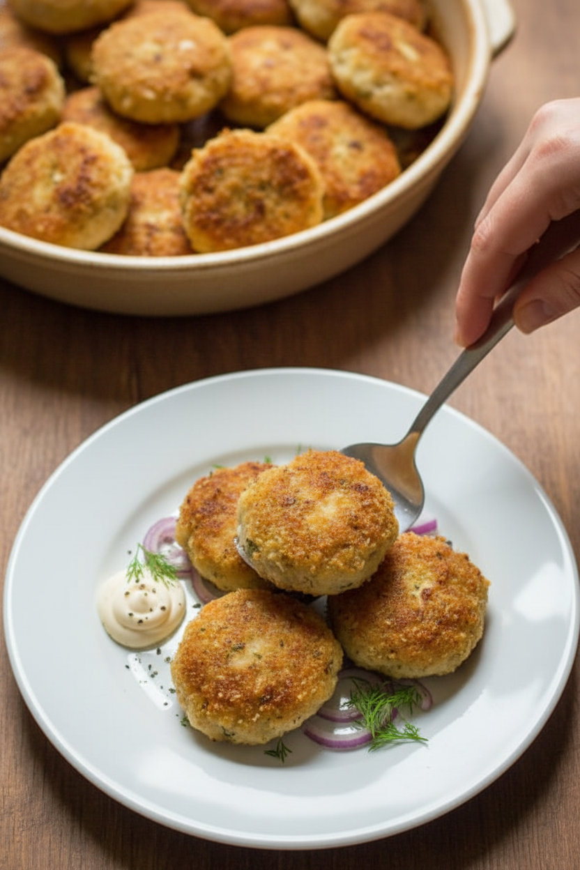 Chicken and Pork Katleti (Russian meat patties)