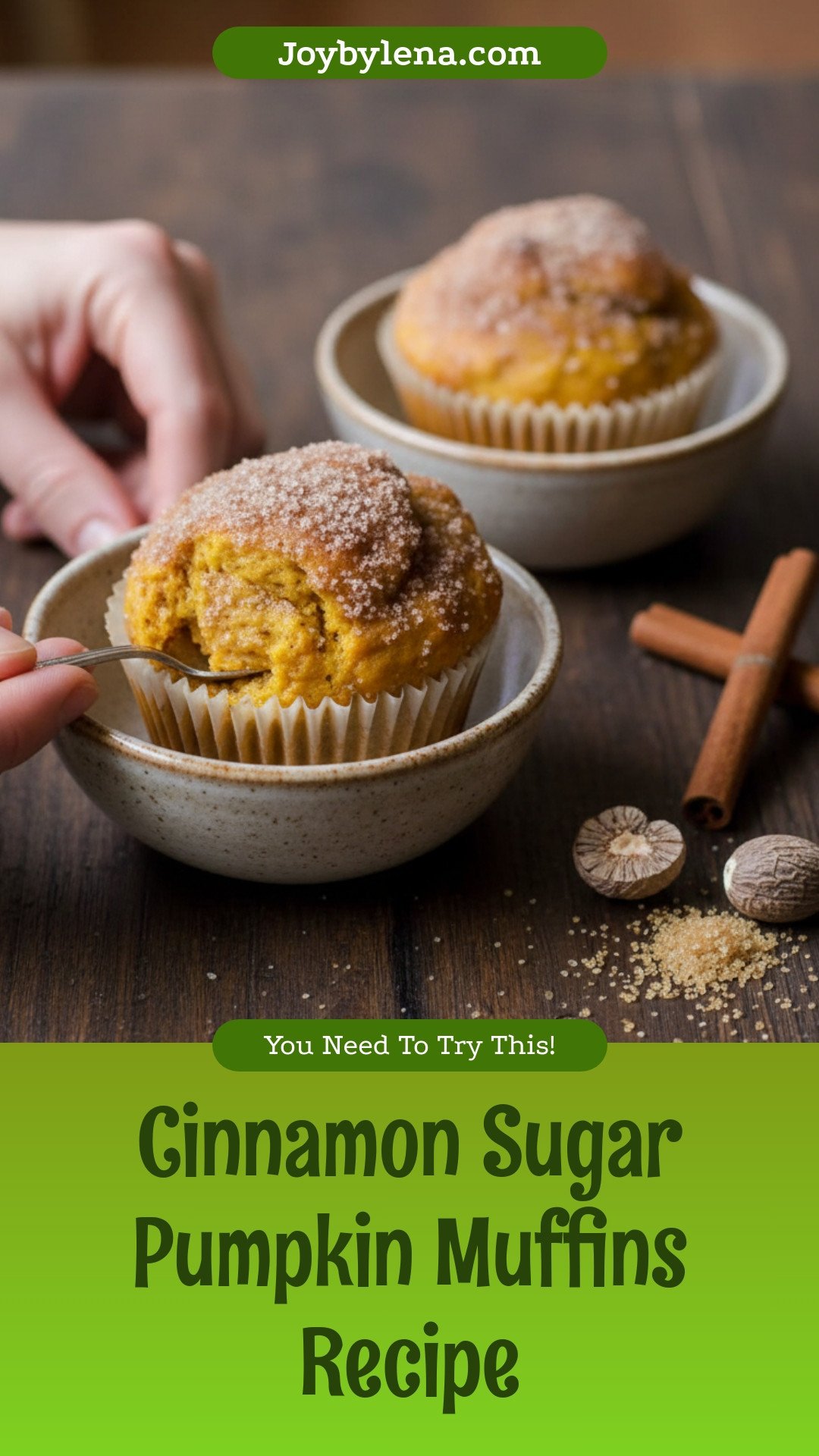 Cinnamon Sugar Pumpkin Muffins