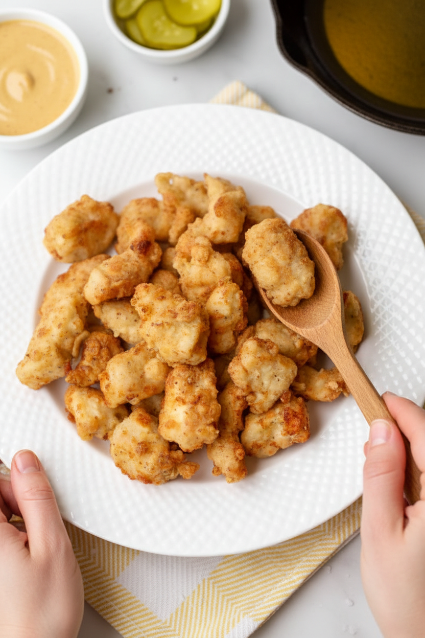 The 25 Minute Trick for Copycat Chick Fil A Nuggets at Home