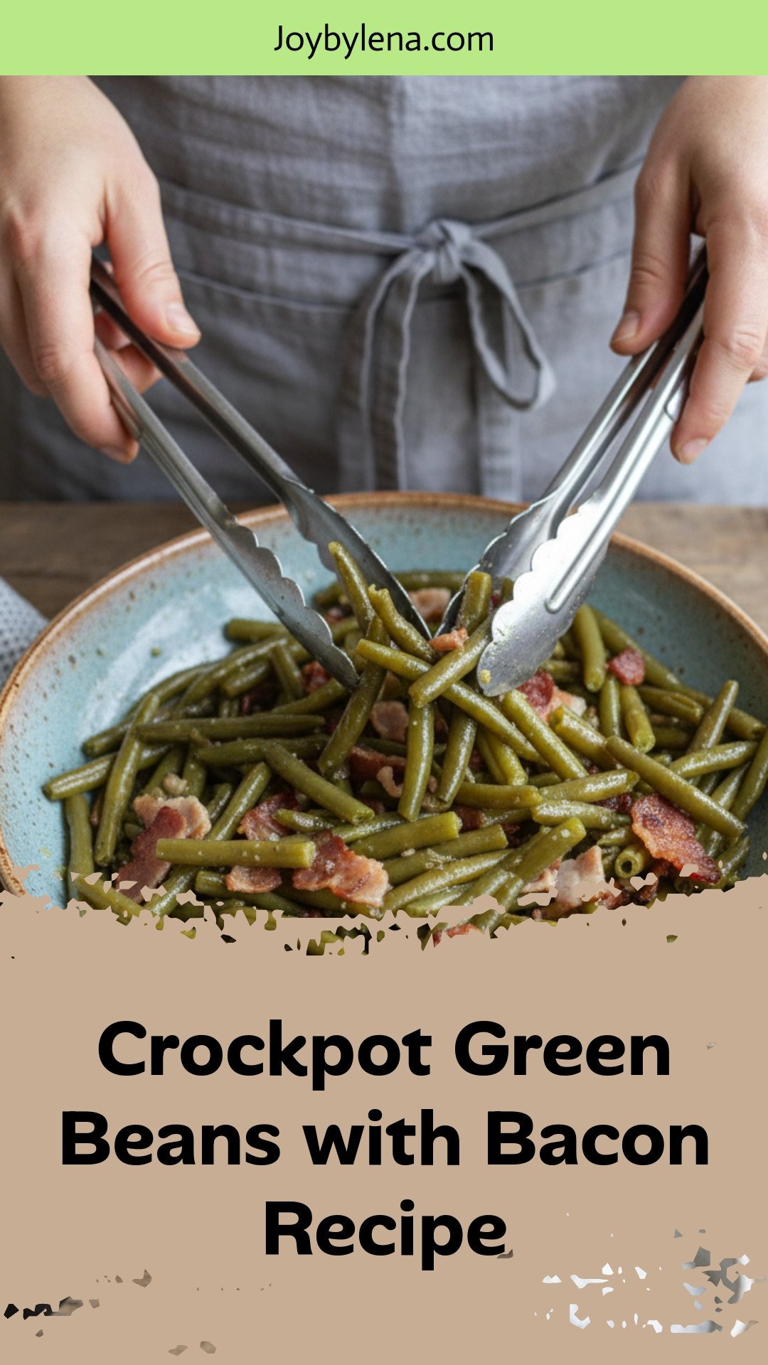 Crockpot Green Beans with Bacon