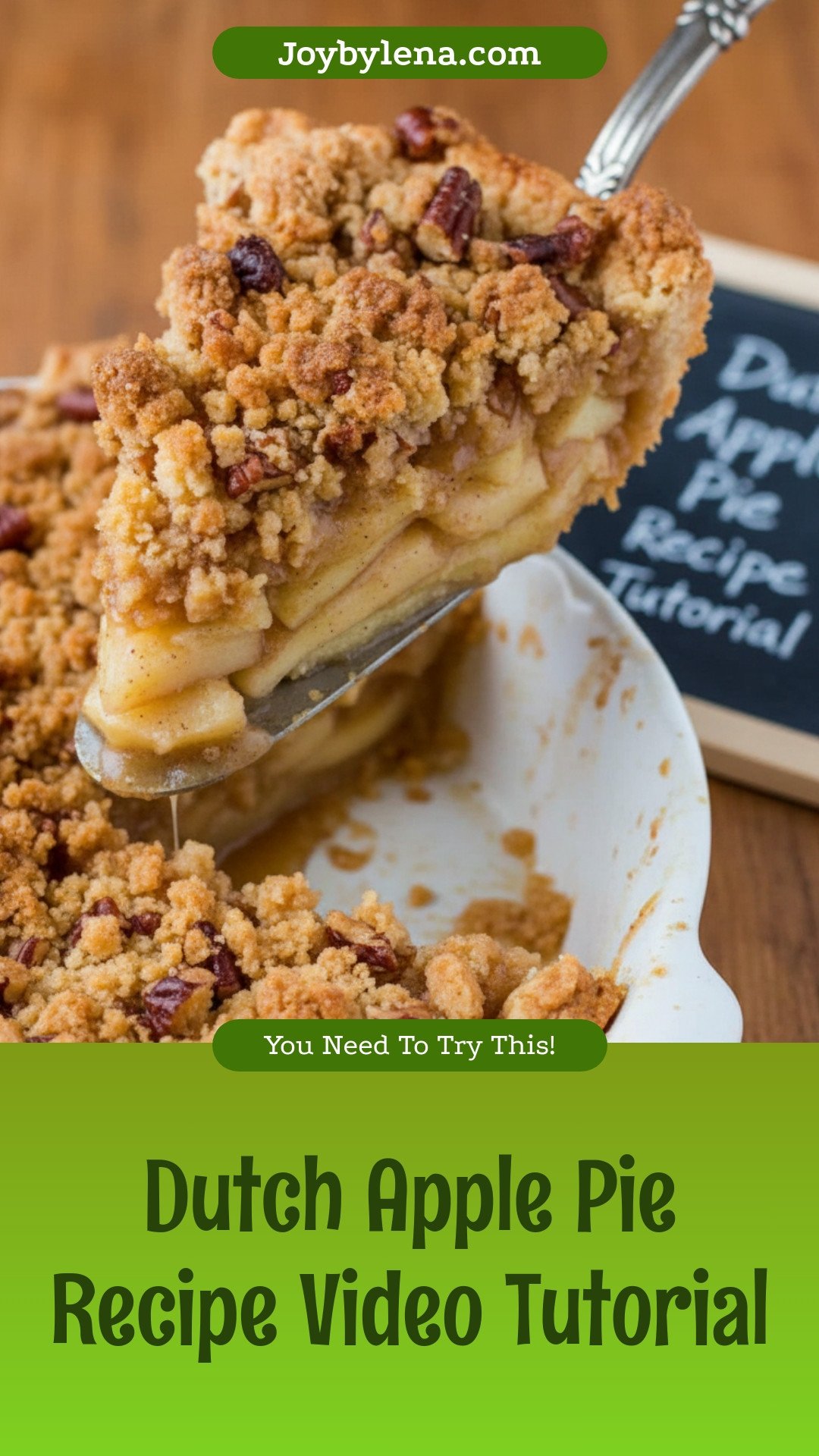 Dutch Apple Pie Recipe (VIDEO)