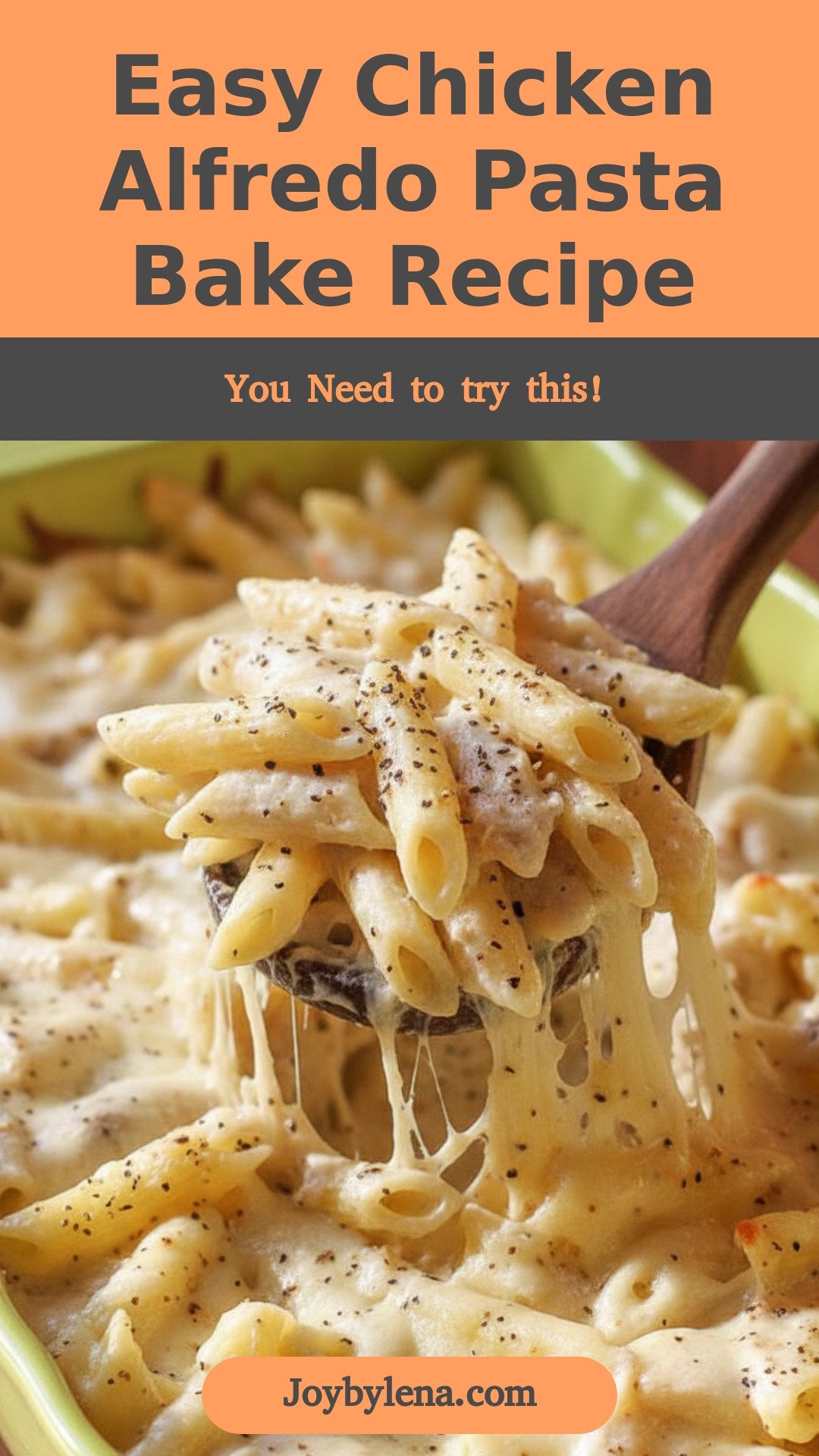 Chicken Alfredo Bake