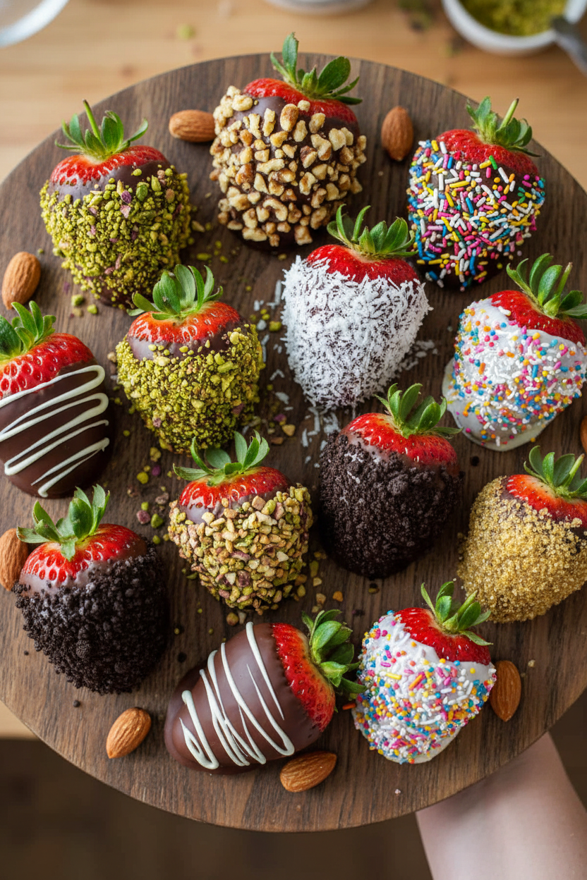 Easy Chocolate Covered Strawberries (VIDEO)