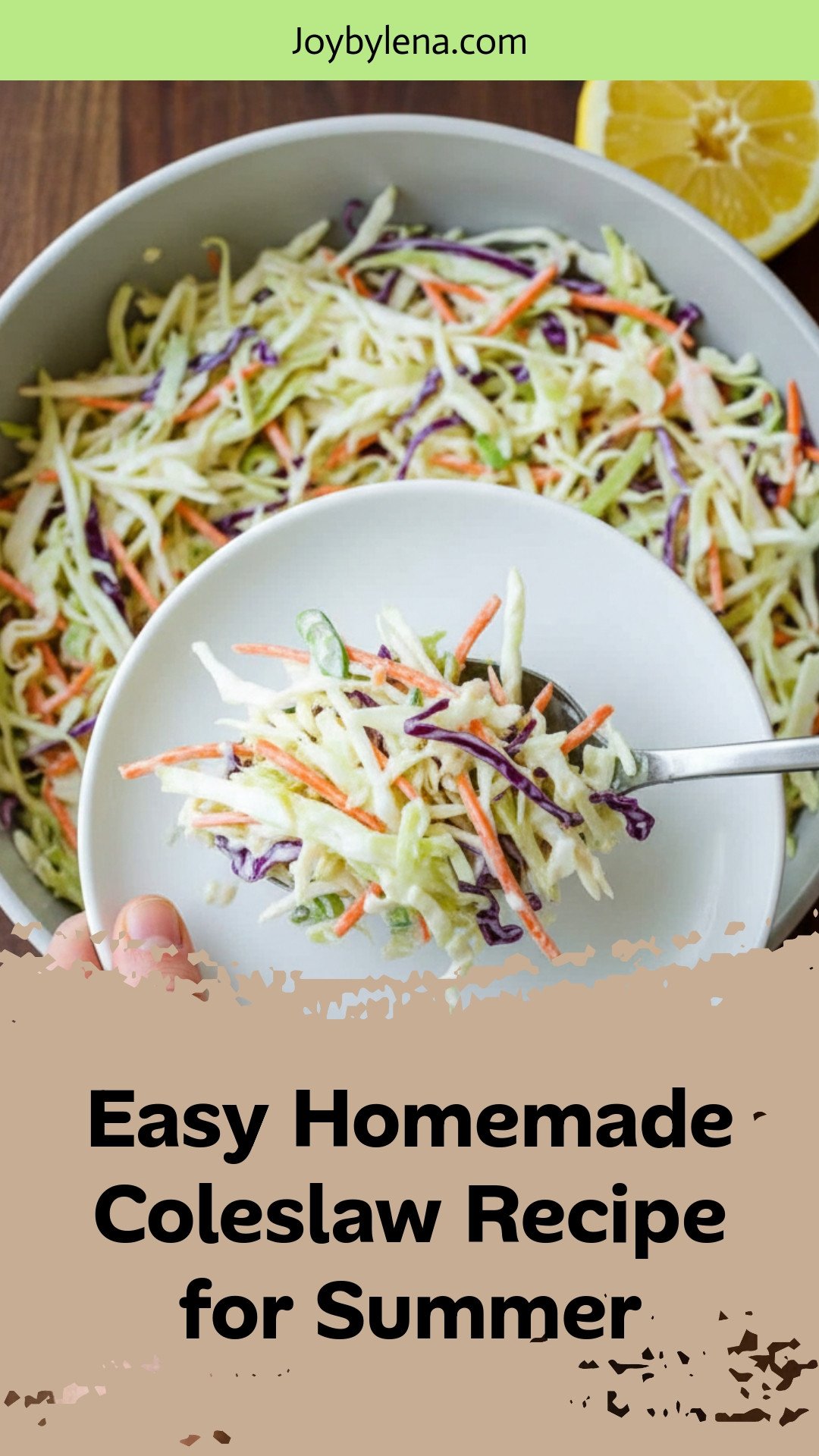 Easy Homemade Coleslaw