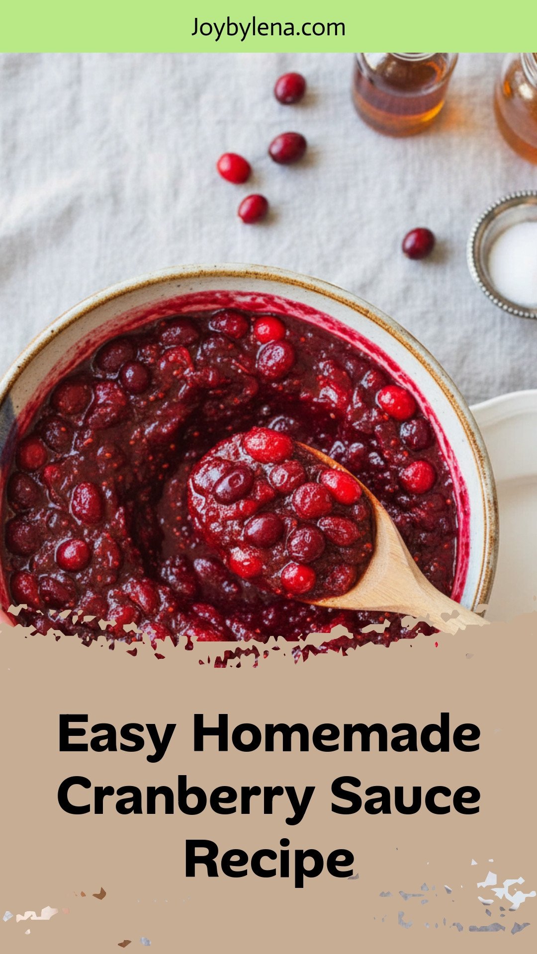 Cranberry Sauce Recipe