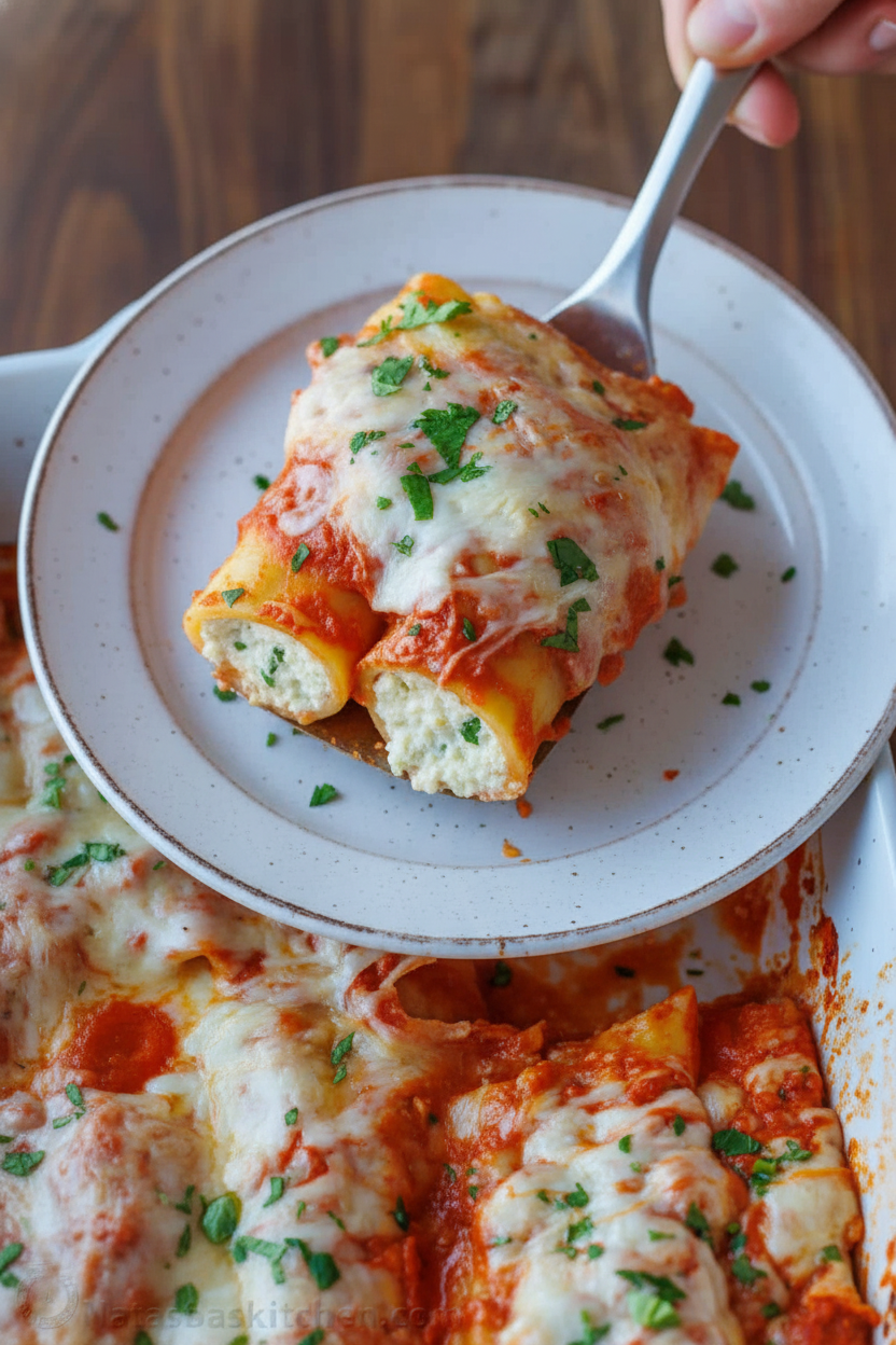 Manicotti Recipe (VIDEO)