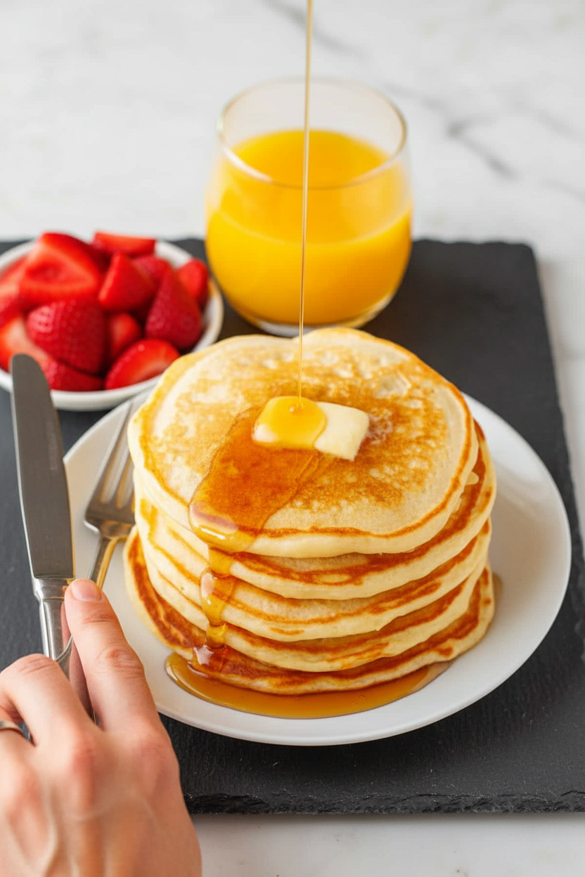 Buttermilk Pancakes Recipe (VIDEO)