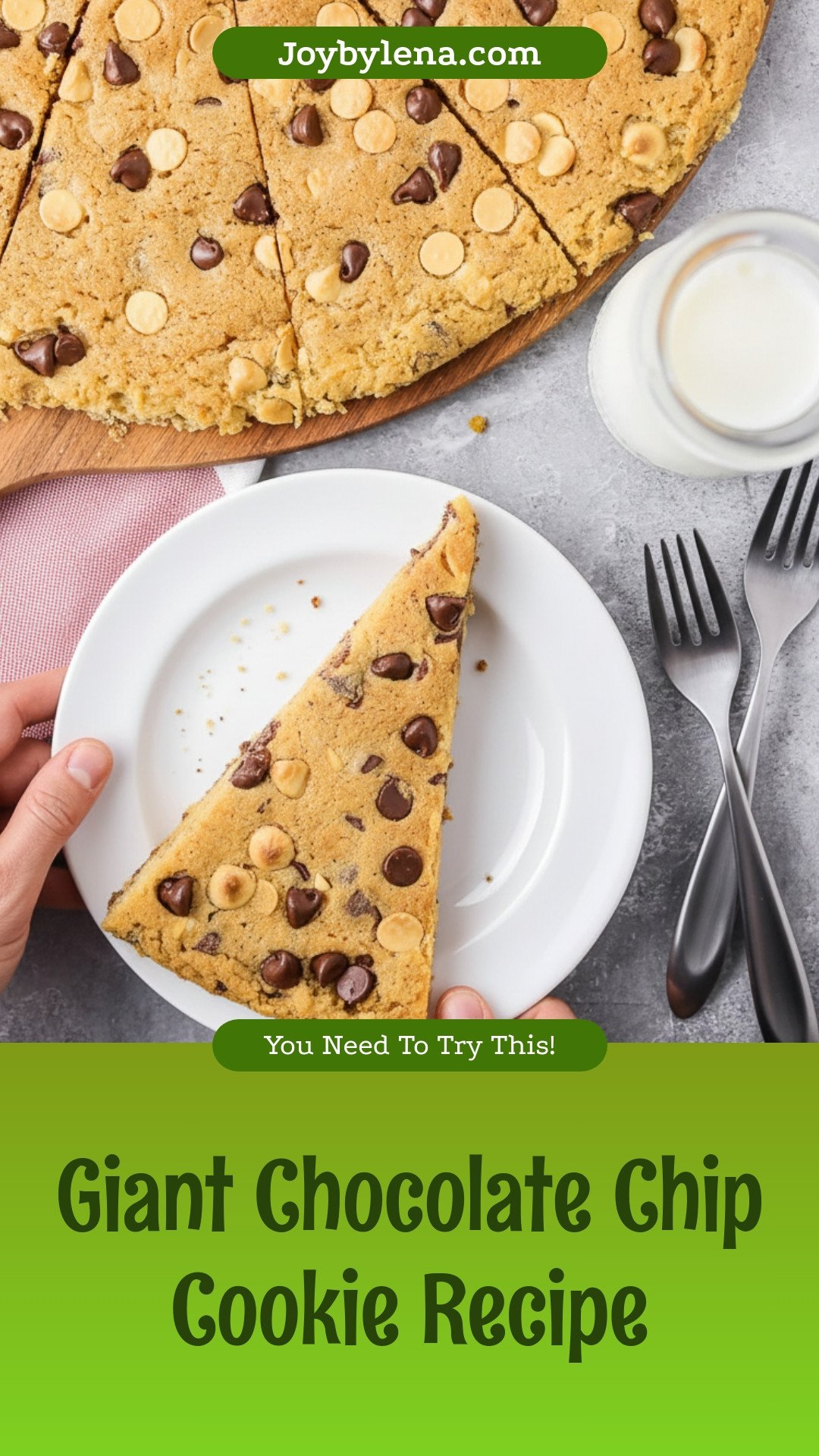 Giant Chocolate Chip Cookie