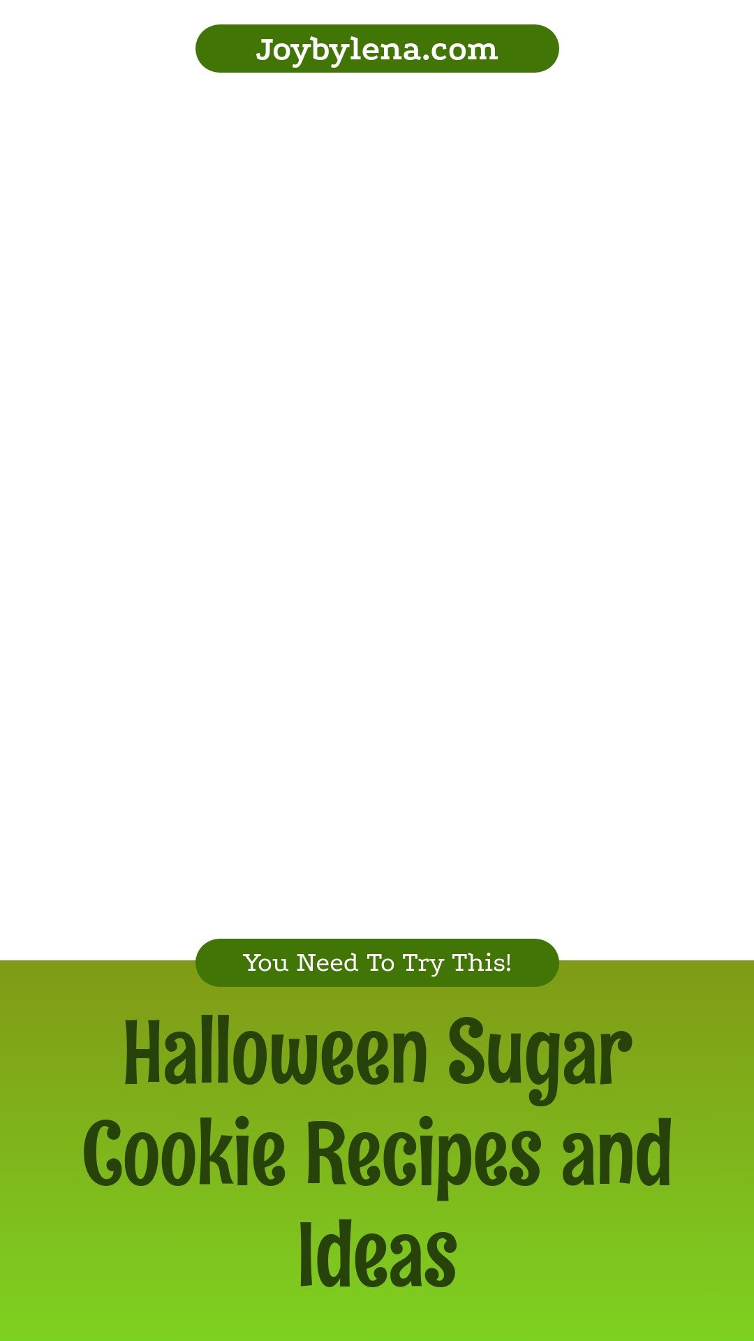 Halloween Sugar Cookies