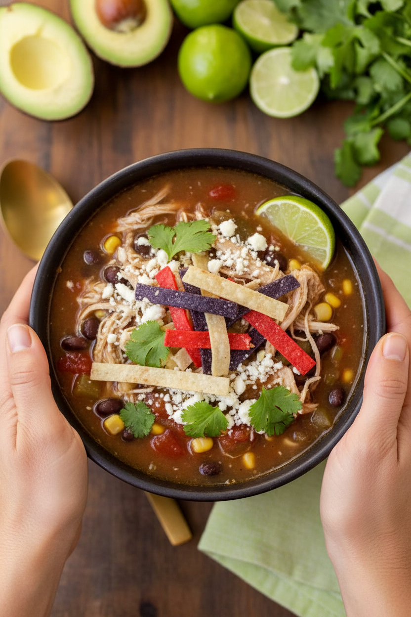 Healthy Chicken Tortilla Soup