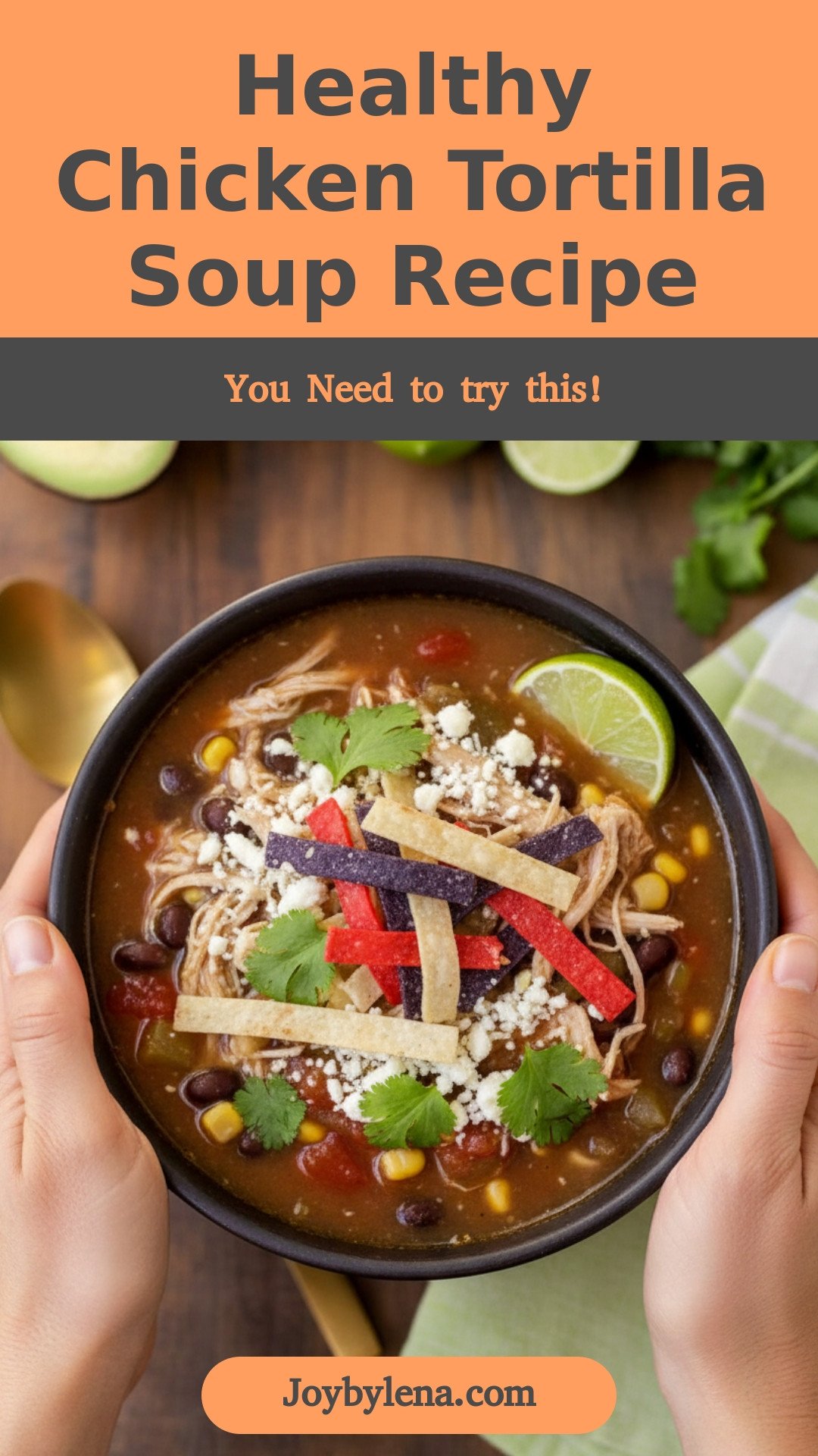 Healthy Chicken Tortilla Soup