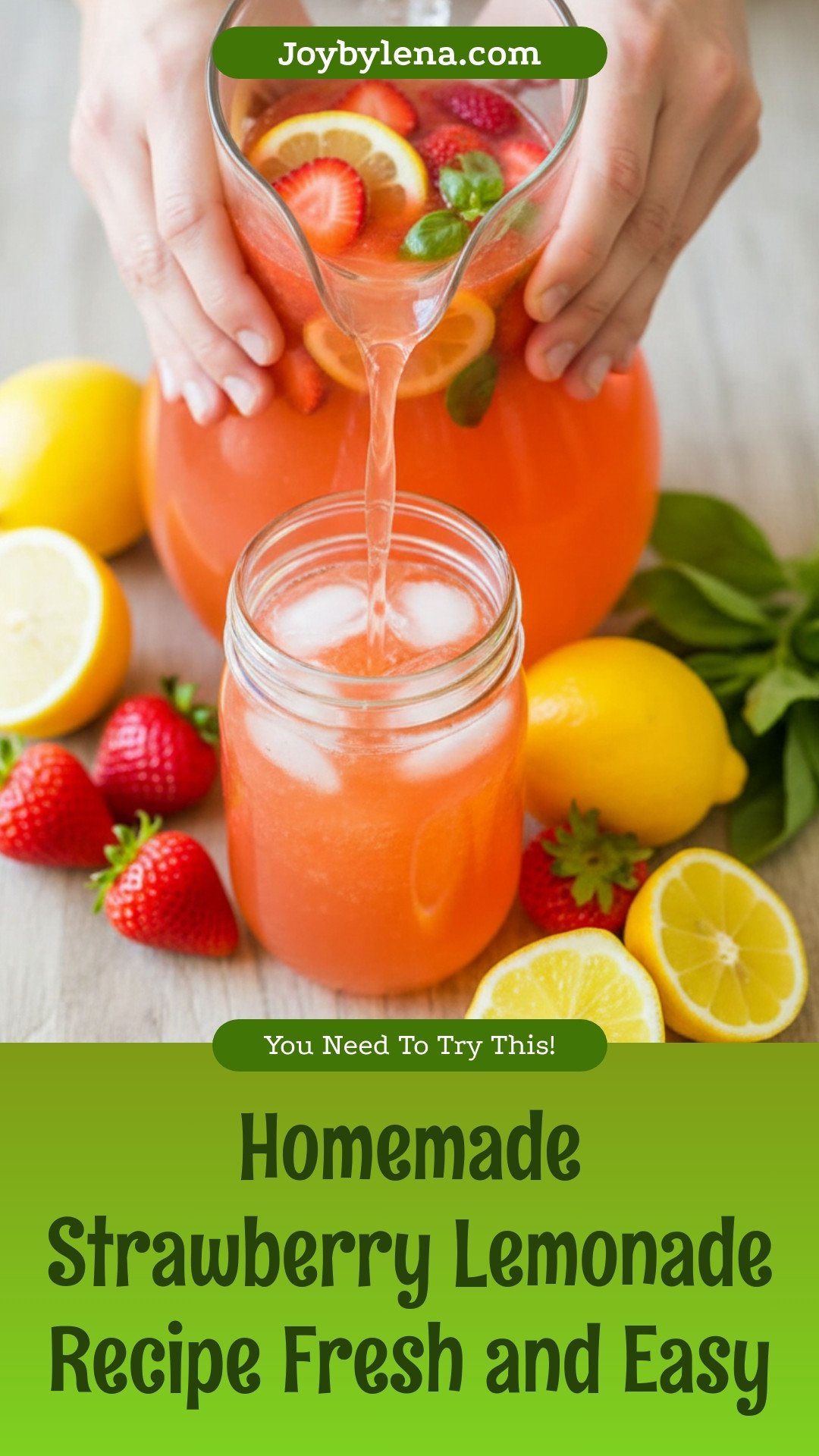 Homemade Strawberry Lemonade Recipe