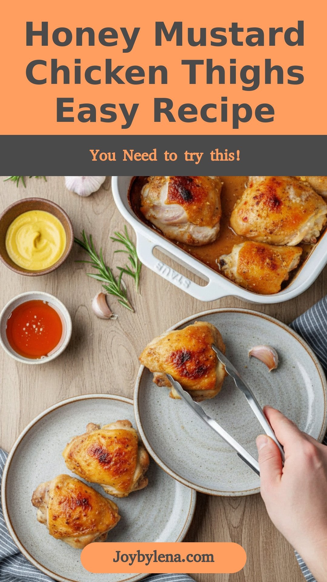 Honey Mustard Chicken Thighs Recipe