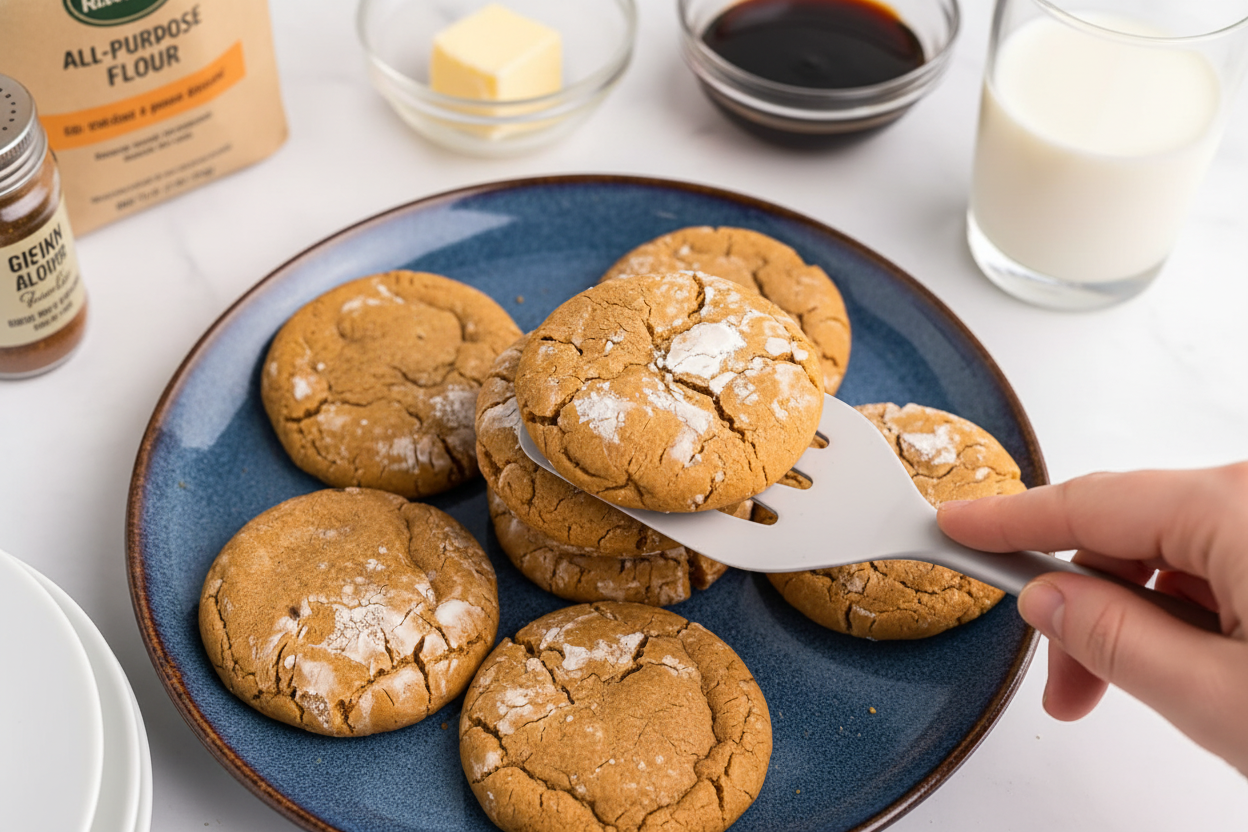 Molasses Crinkle Cookies Recipe
