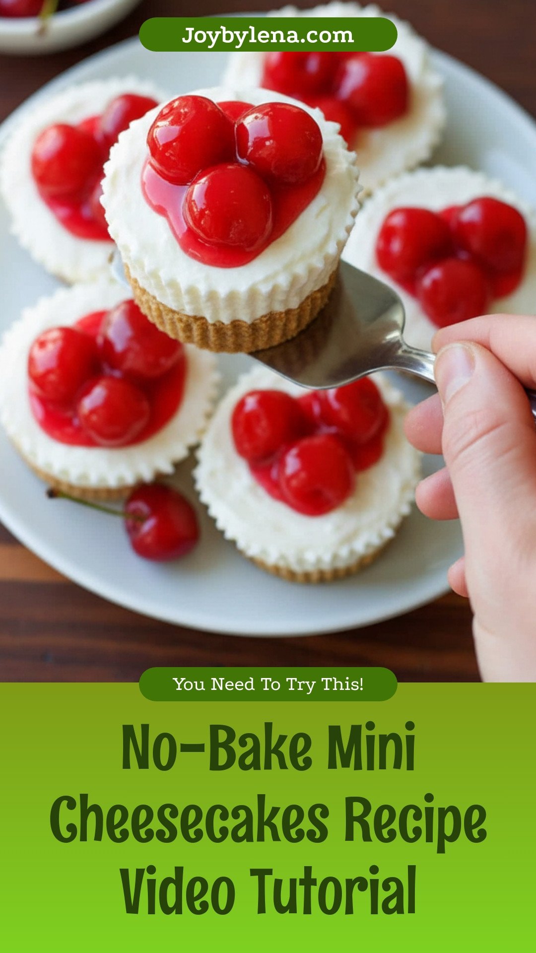 No-Bake Mini Cheesecakes Recipe (VIDEO)