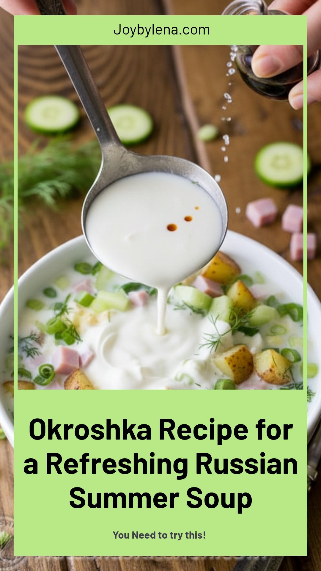 Okroshka Recipe: Russian Summer Soup