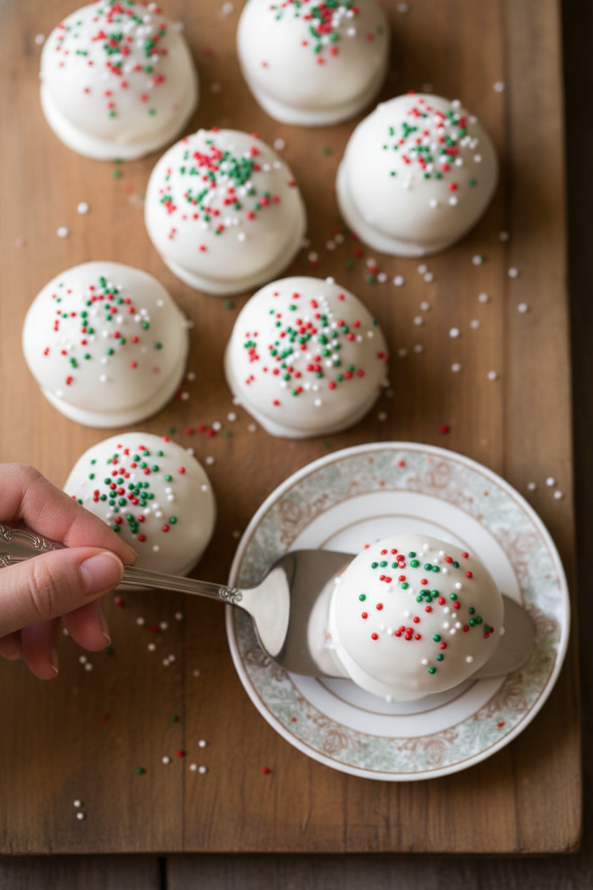 Peanut Butter Snowballs