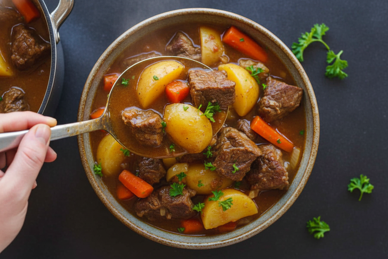 Slow Cooker Beef Stew Recipe for Dinner