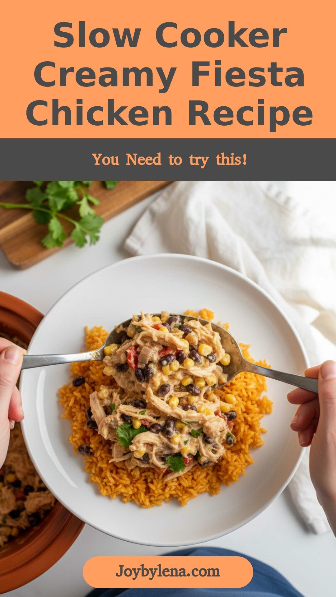 Slow Cooker Creamy Fiesta Chicken