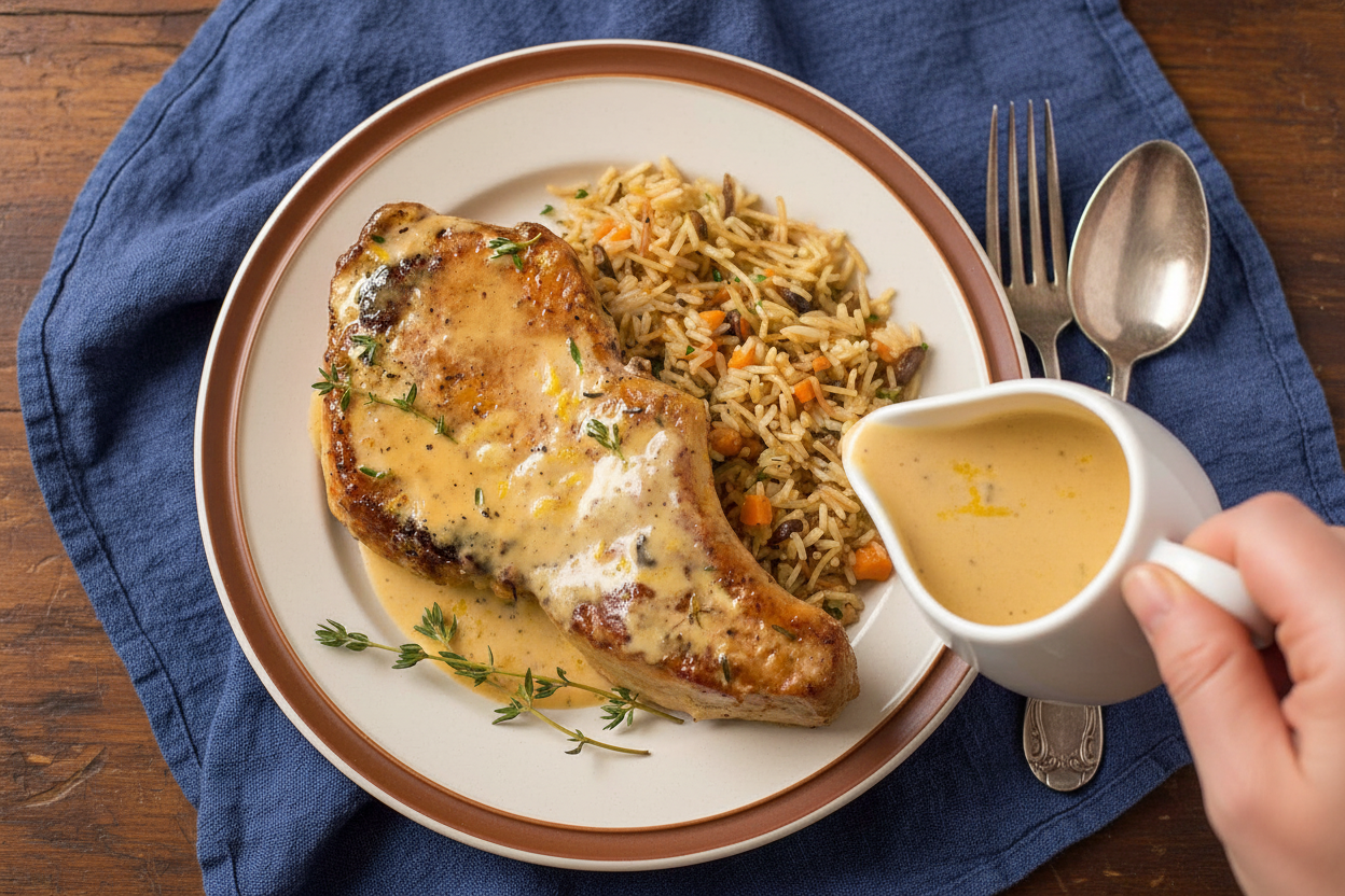 Smothered Pork Chops Recipe for Dinner
